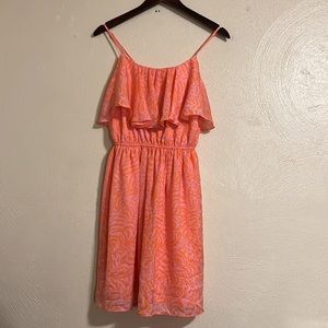 Lily Pulitzer For Target Jungle Orange Dress small